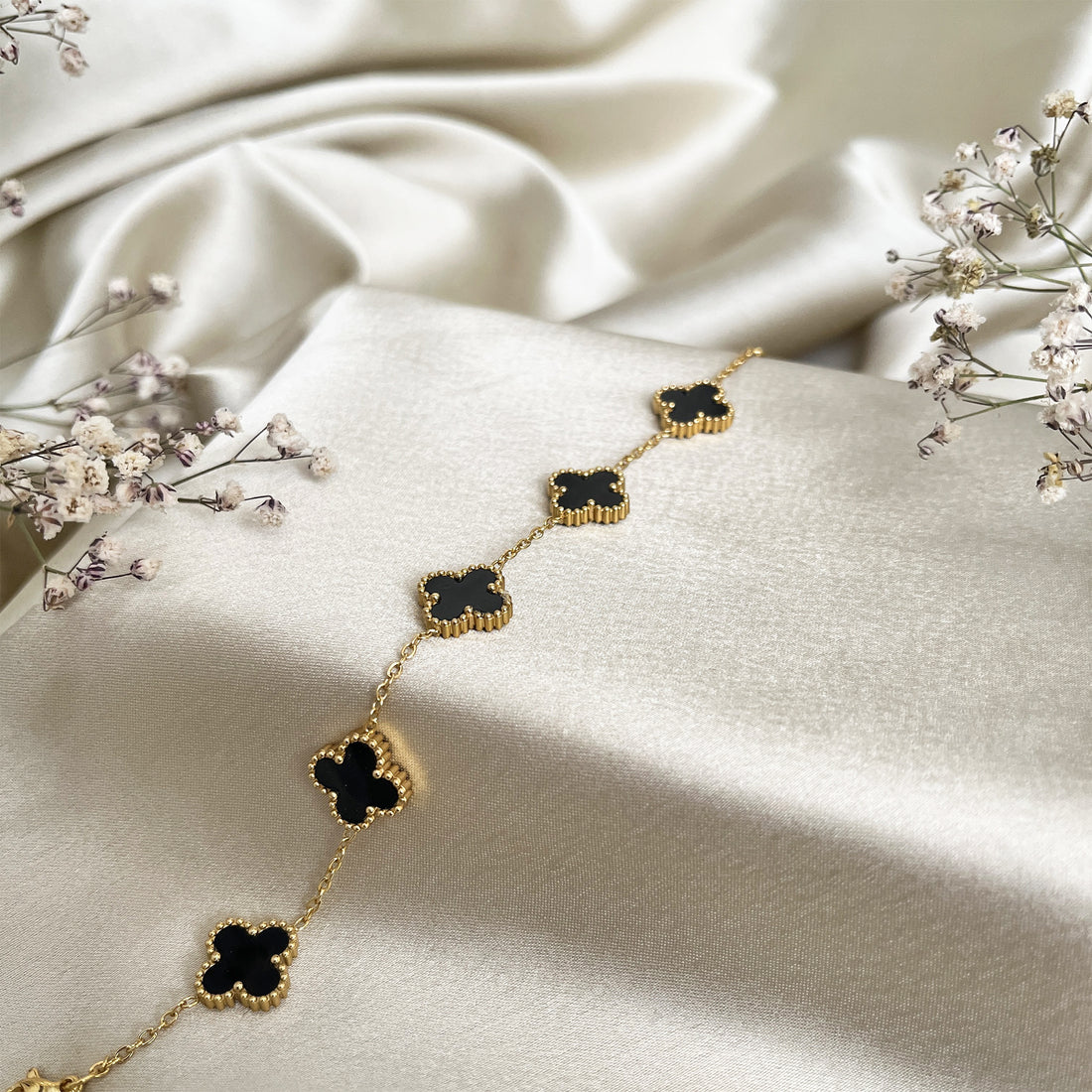 Dainty Black Bracelet for Women