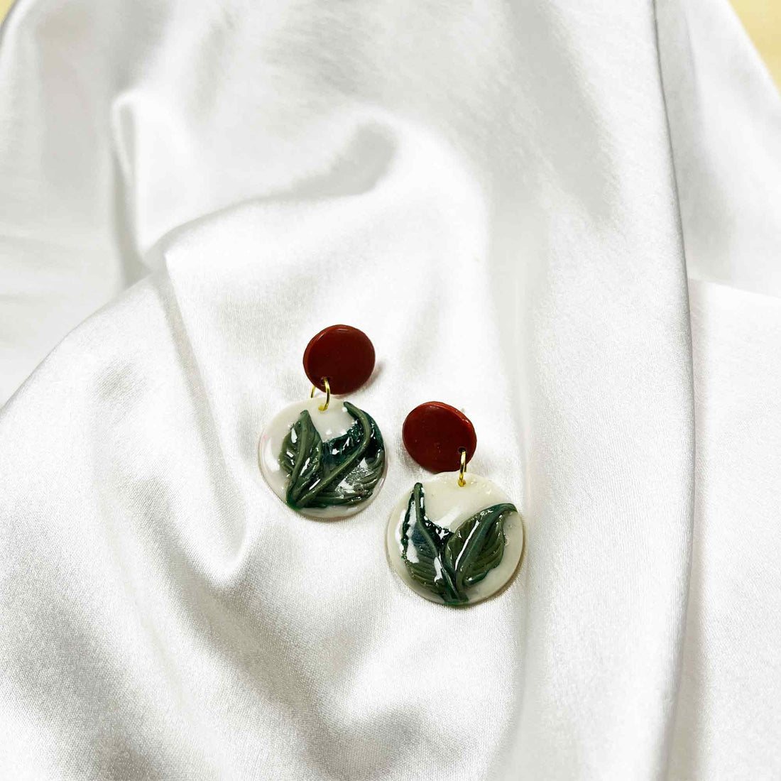 Cute polymer clay earrings handmade designs
