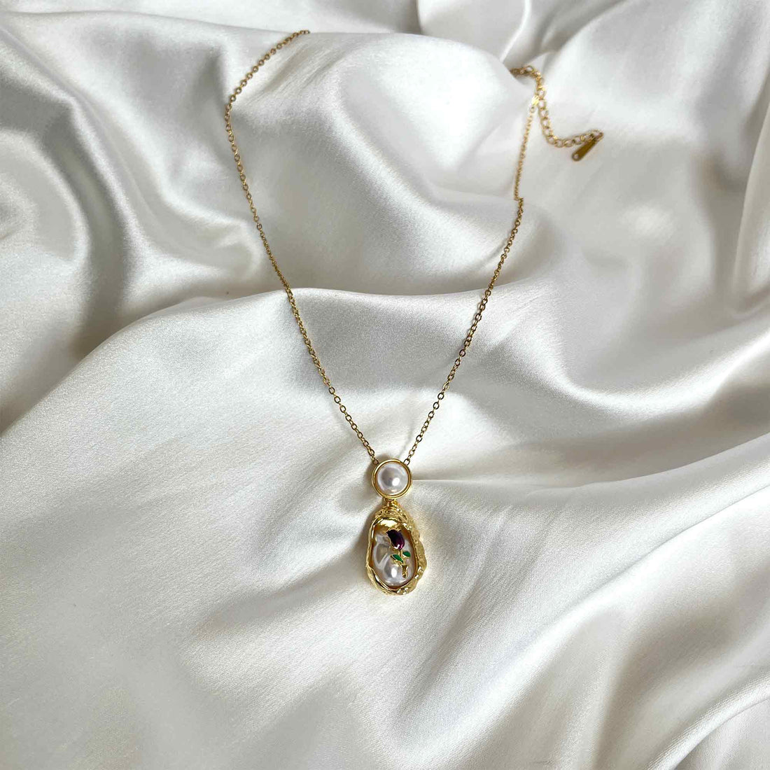 gold plated necklace for women