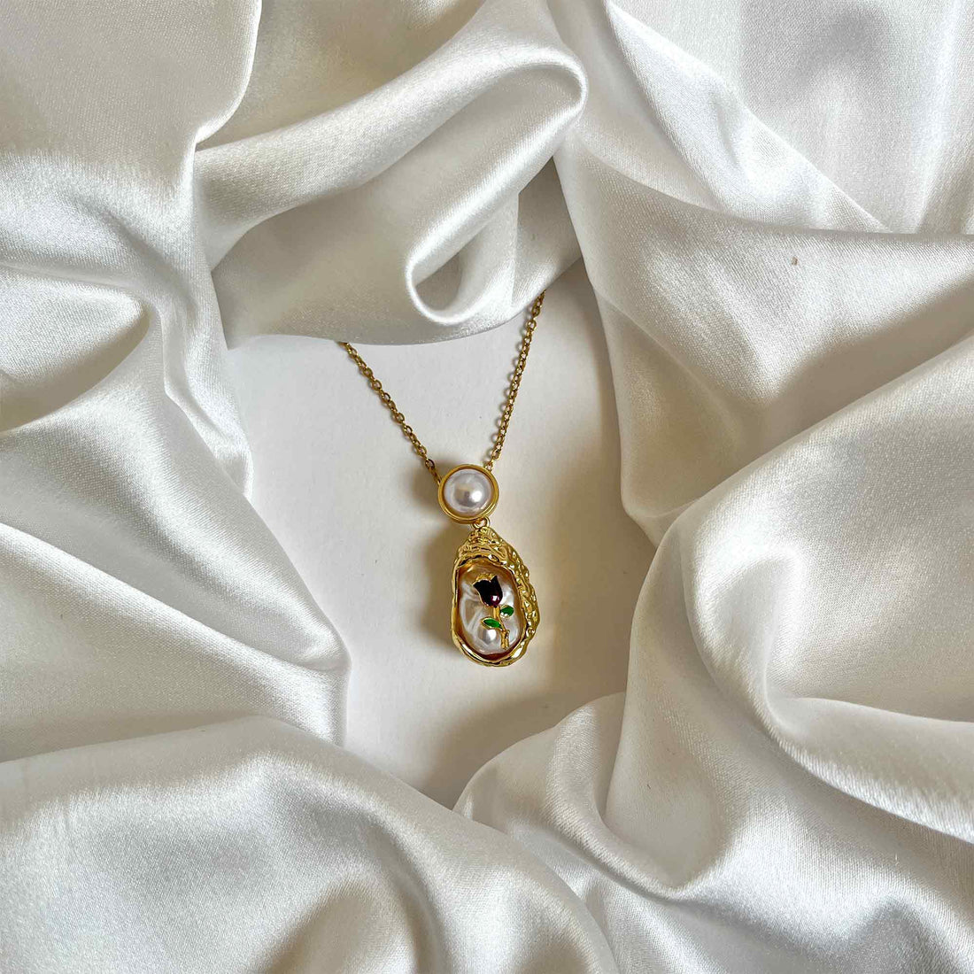 gold plated necklace shop online