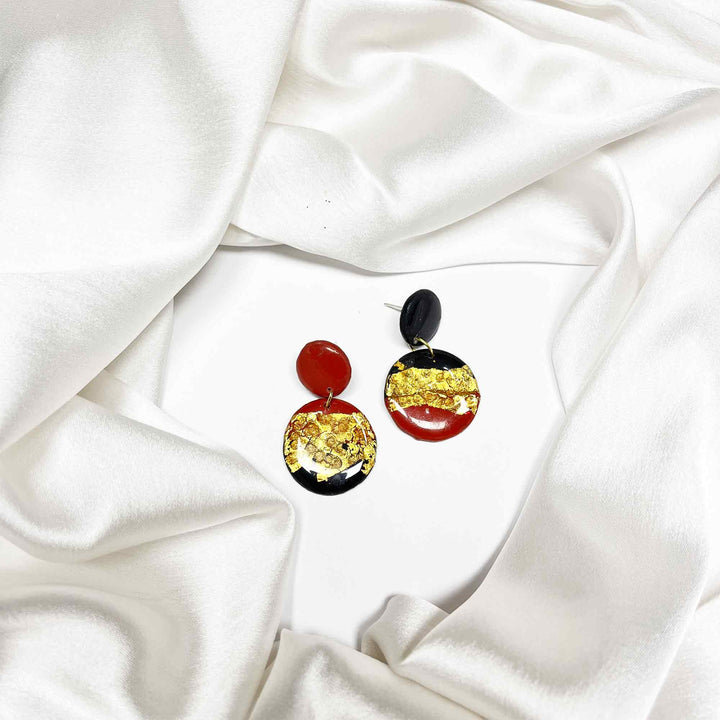 handmade clay earrings