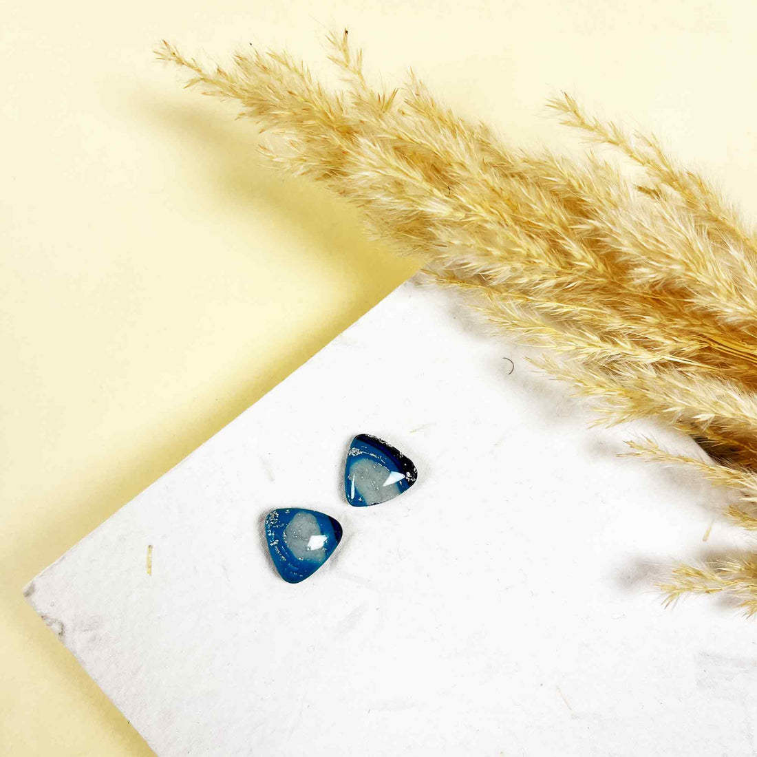 Asymmetrical handmade earrings
