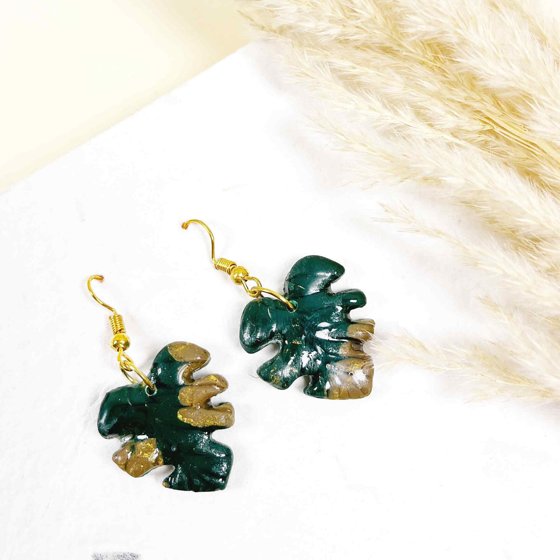 Handmade polymer clay earrings for women